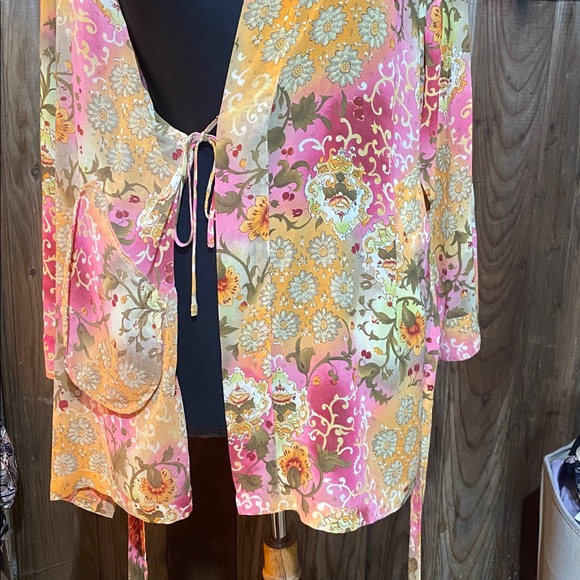 Victoria Secret Semi-Sheer Robe w/pockets - Picture 13 of 16